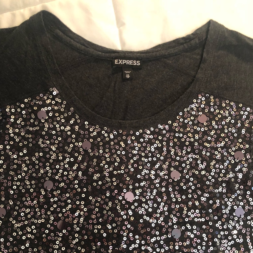 EXPRESS Sequin Top ✨ NEW CONDITION